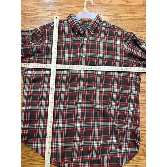 Vintage 90’s Ralph Lauren Men’s Classic Fit Size XXL  Flannel Plaid Button Down - Picture 6 of 9